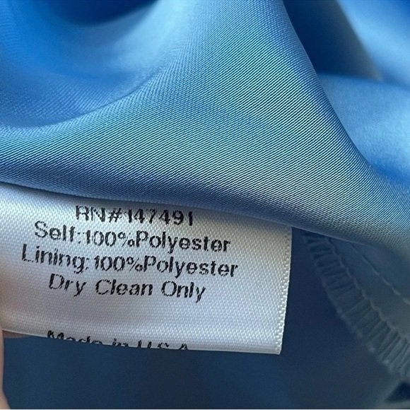 ✨NEW✨ KATIE MAY Flora Blue Cocktail Midi Dress M - Picture 11 of 13